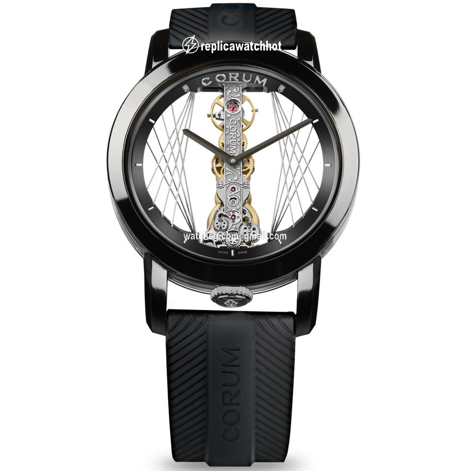 Corum Golden Bridge Mens watch Unisex Manual winding Titanium B113 03952 - 113.955.95 F371 CA59G