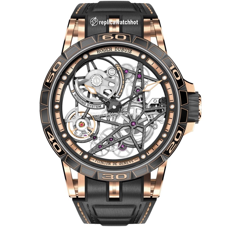 Roger Dubuis Excalibur Mens watch Unisex Automatic Rose gold RDDBEX0647