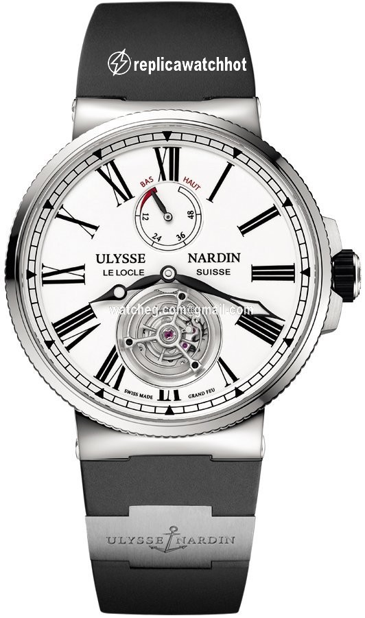 Ulysse Nardin Marine Tourbillon Mens watch Unisex Automatic Steel 1283-181-3 E0