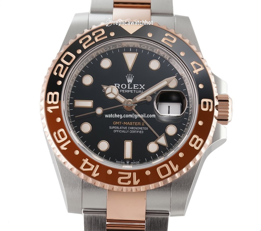 Rolex GMT-Master II Gold Steel Automatic 126711 CHNR