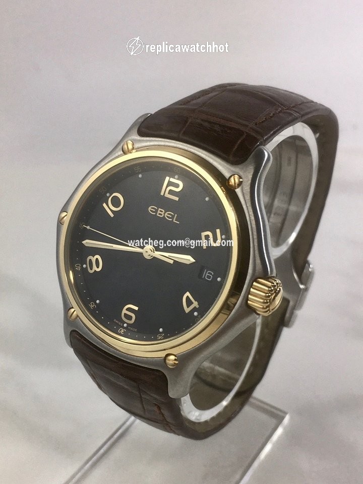 Ebel 1911 Mens watch Unisex Quartz Gold Steel 1187241