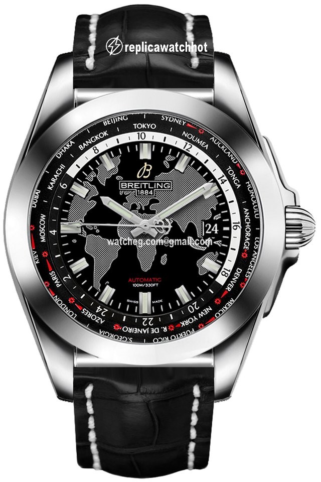 Breitling Galactic Unitime Mens watch Unisex Automatic Steel WB3510U4-BD94-744P