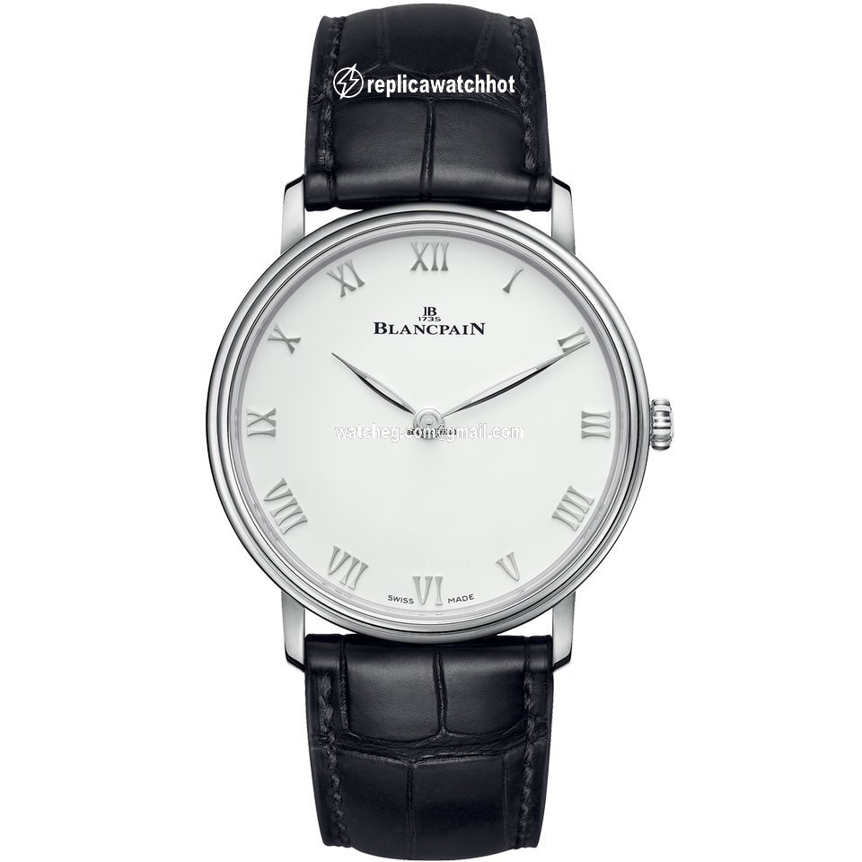Blancpain Villeret Ultra-Slim Mens watch Unisex Manual winding Steel 6605-1127-55B