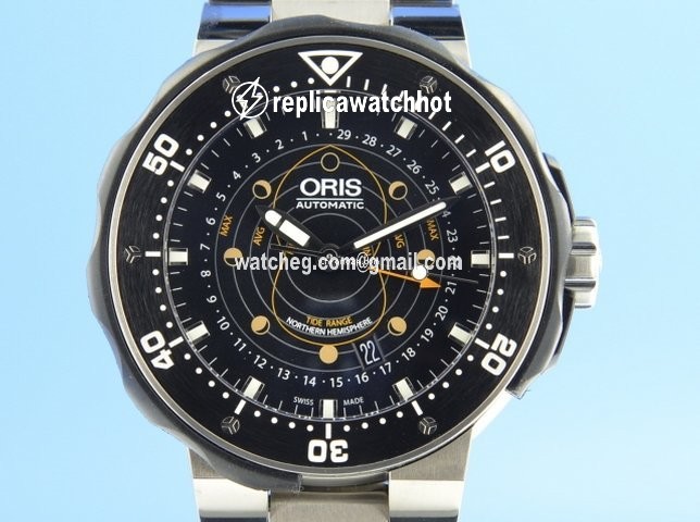 Oris ProDiver Pointer Moon Automatic Titanium 01761 7682 7154