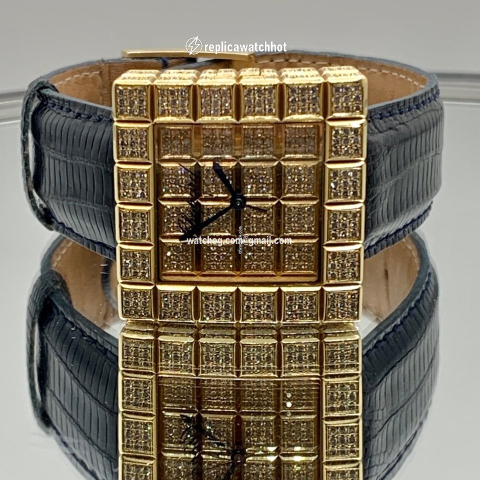 Chopard Ice Cube Mens watch Unisex Quartz Yellow gold 12 7407