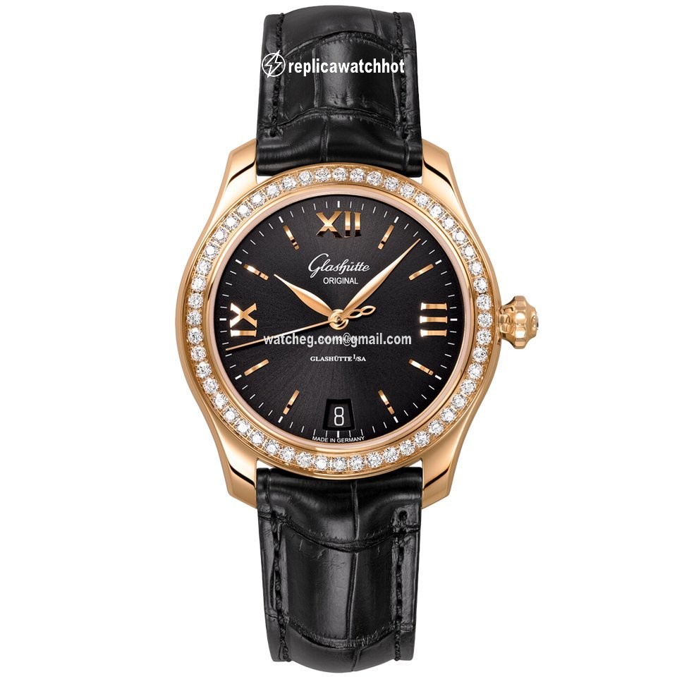 Glashtte Original Lady Serenade Womens watch Automatic Rose gold 1-39-22-18-11-04