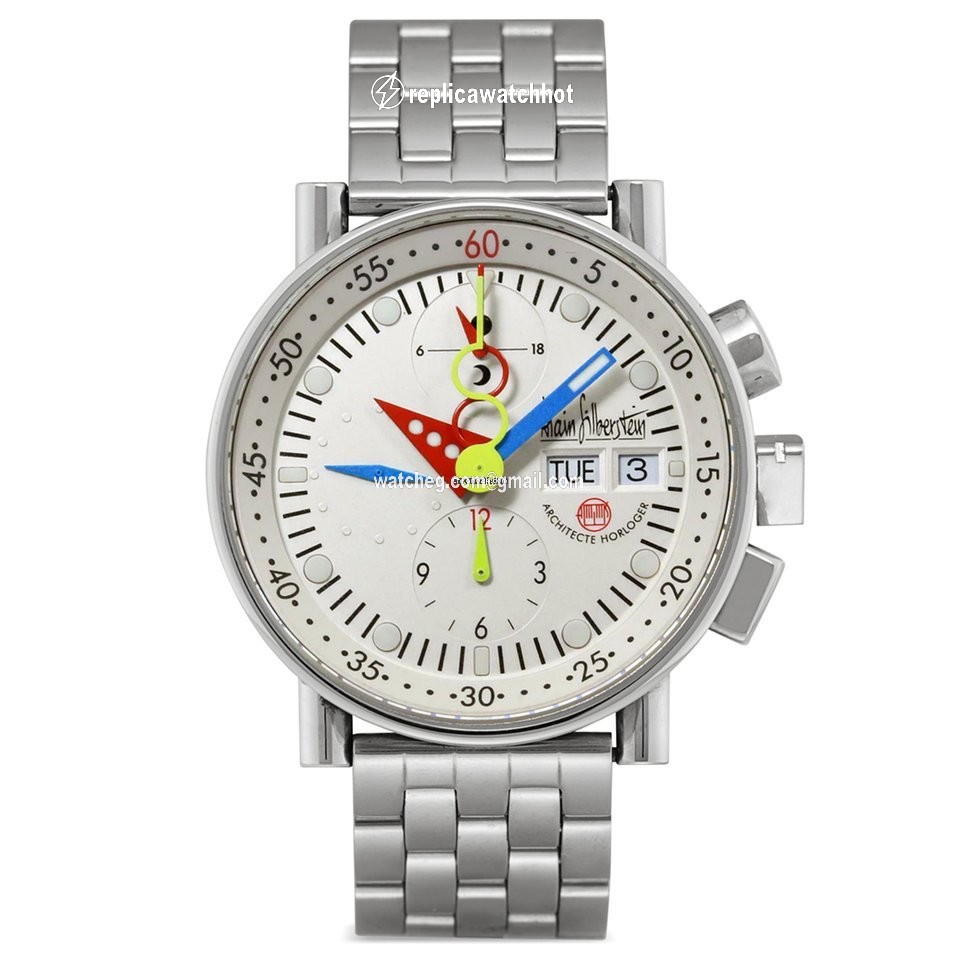 Alain Silberstein Mens watch Unisex Automatic Steel LWO 5100