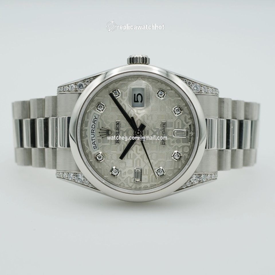 Rolex Day-Date 36 Mens watch Unisex Platinum Automatic 118296