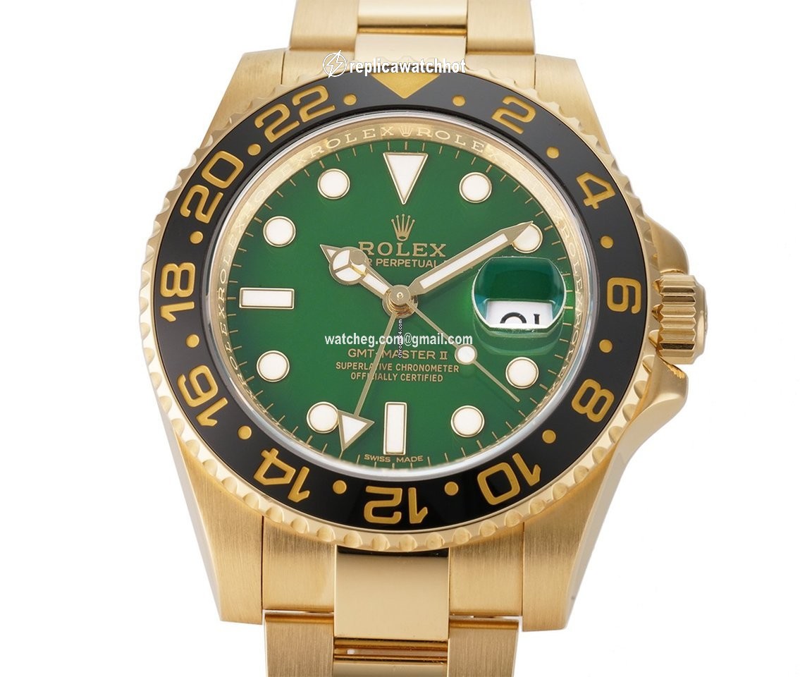 Rolex GMT-Master II Yellow gold Automatic 116718 LN