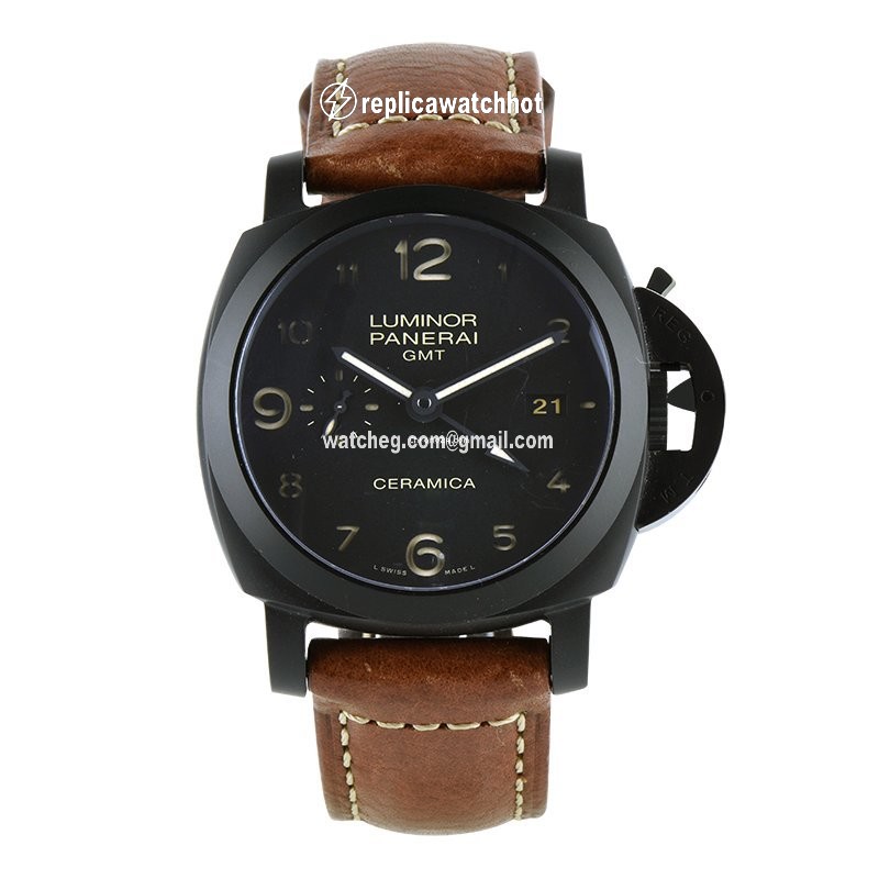 Panerai Luminor 1950 3 Days GMT Automatic Mens watch Unisex Automatic Ceramic PAM 00441