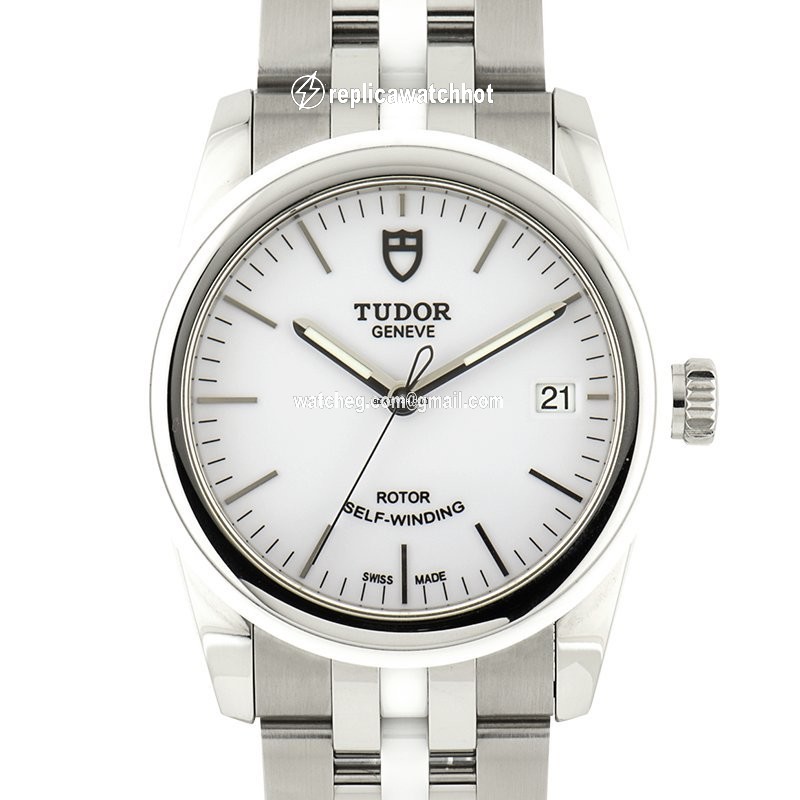 Tudor Glamour Date Mens watch Unisex Steel 55010W