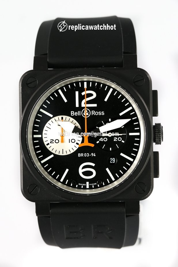 Bell & Ross BR 03-94 Chronographe Mens watch Unisex Automatic Steel BR03-94