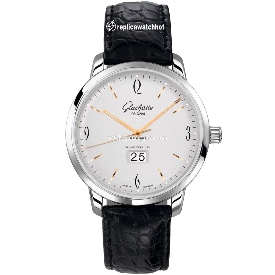 Glashtte Original Sixties Panorama Date Mens watch Unisex Automatic Steel 2-39-47-01-02-04