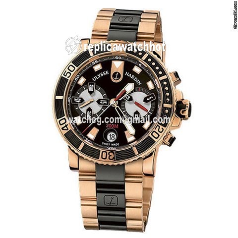 Ulysse Nardin Maxi Marine Diver Mens watch Unisex Automatic Rose gold 8006-102-3A 926