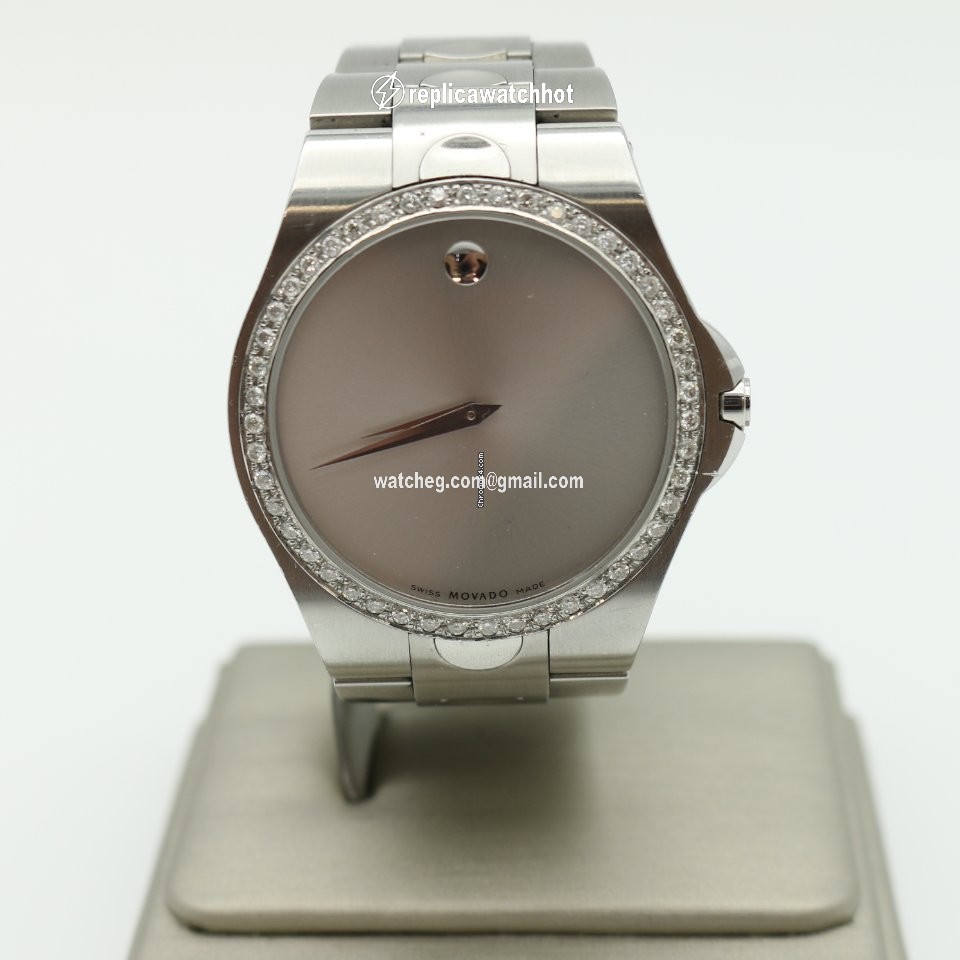 Movado Mens watch Unisex Quartz Steel Movado Luno