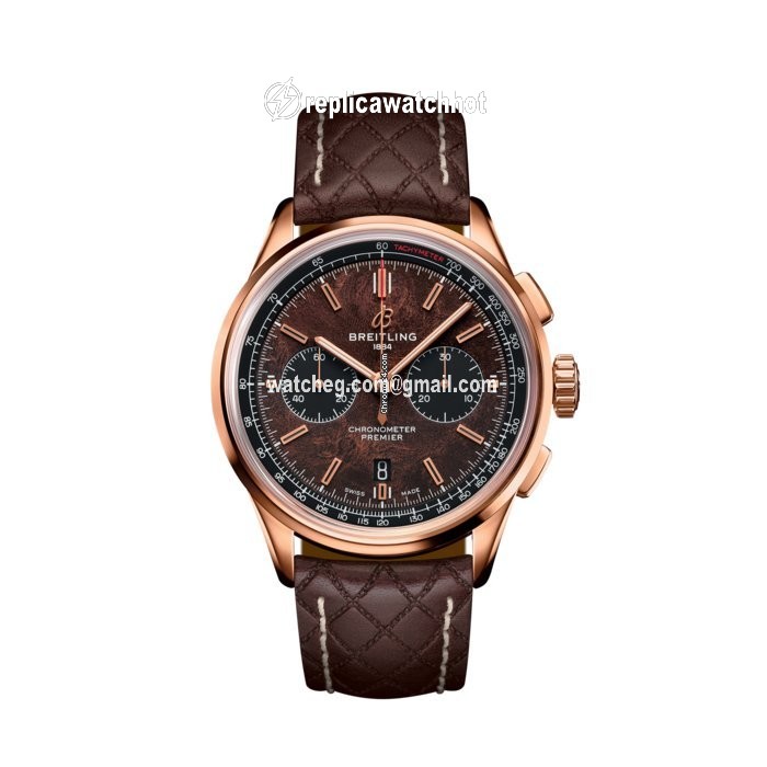 Breitling for Bentley Mens watch Unisex Automatic Red gold RB01181A1Q1X1
