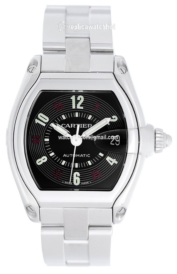 Cartier Roadster Mens watch Unisex Automatic Steel W62002V3 2510