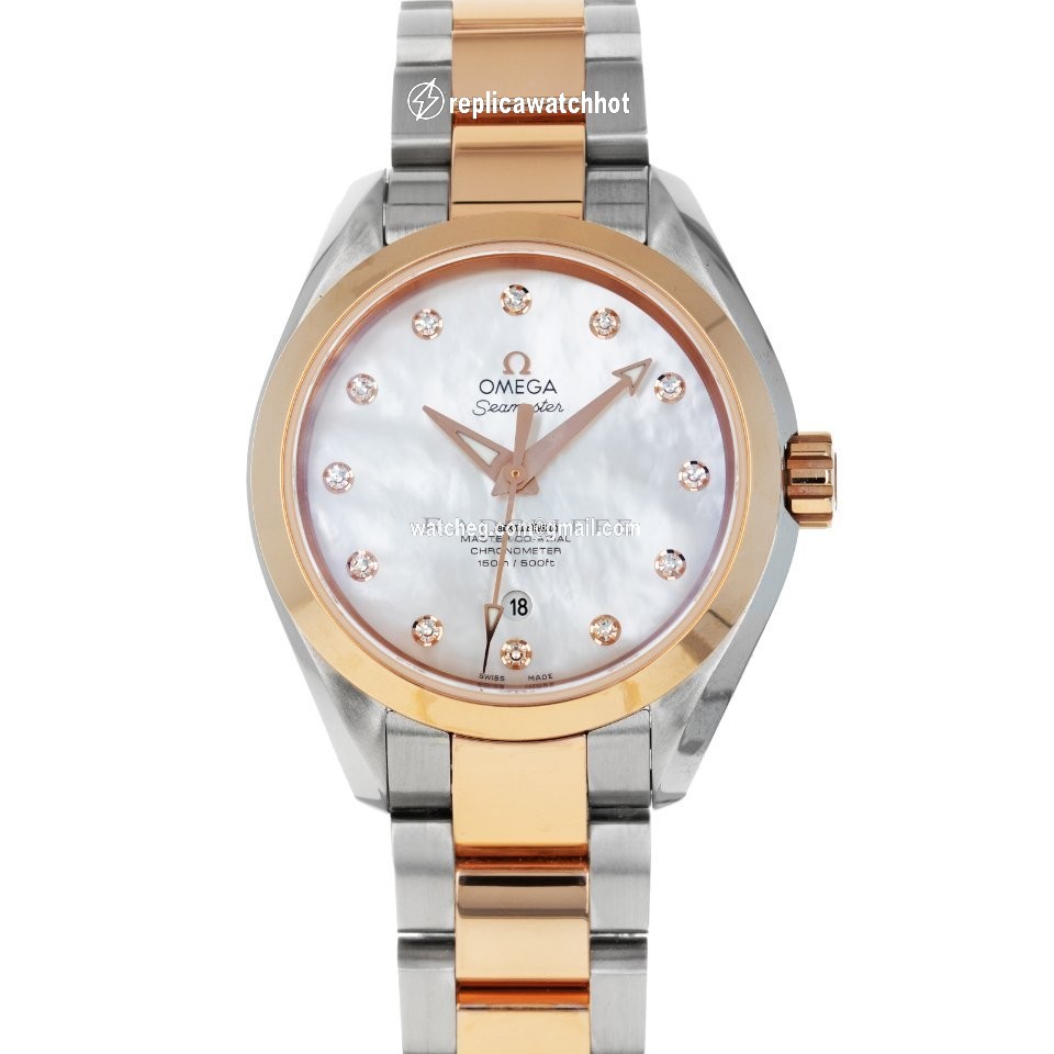 Omega Seamaster Aqua Terra Womens watch Automatic Gold Steel 231.20.34.20.55.001
