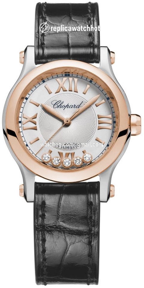 Chopard Happy Sport Womens watch Automatic Gold Steel 278573-6013