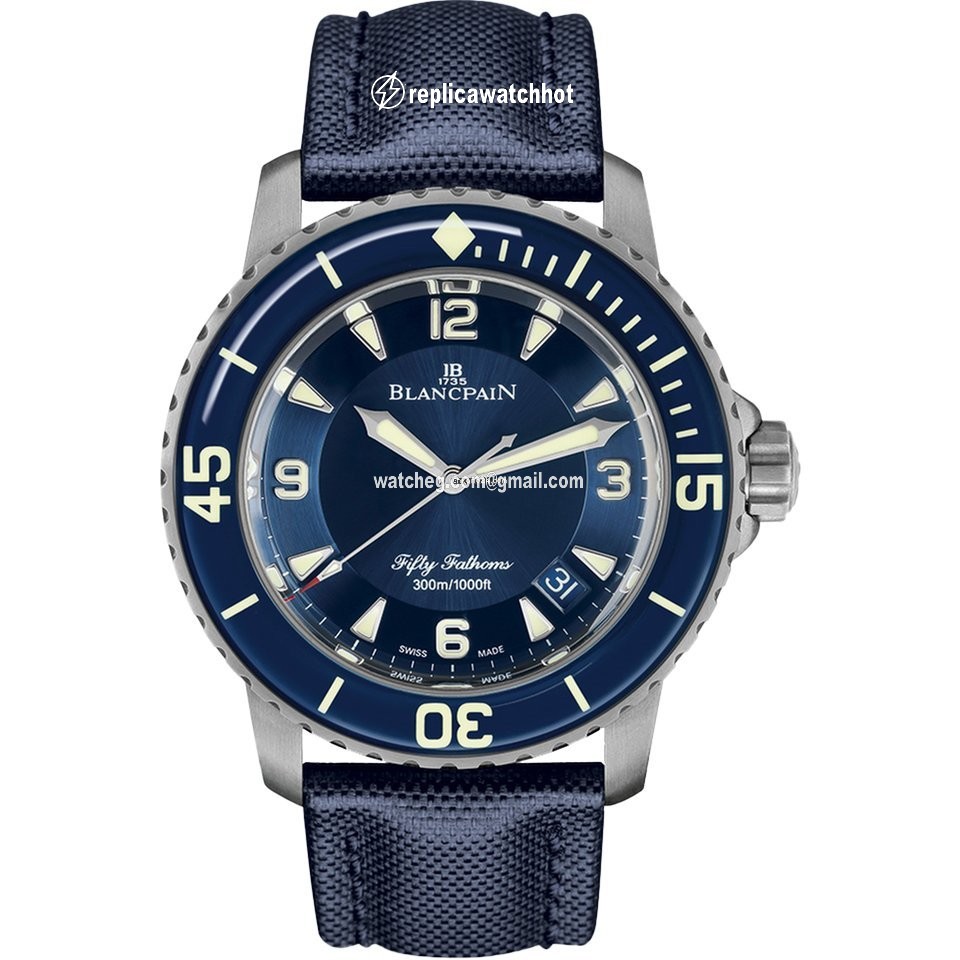 Blancpain Fifty Fathoms Mens watch Unisex Automatic Titanium 5015-12B40-052A