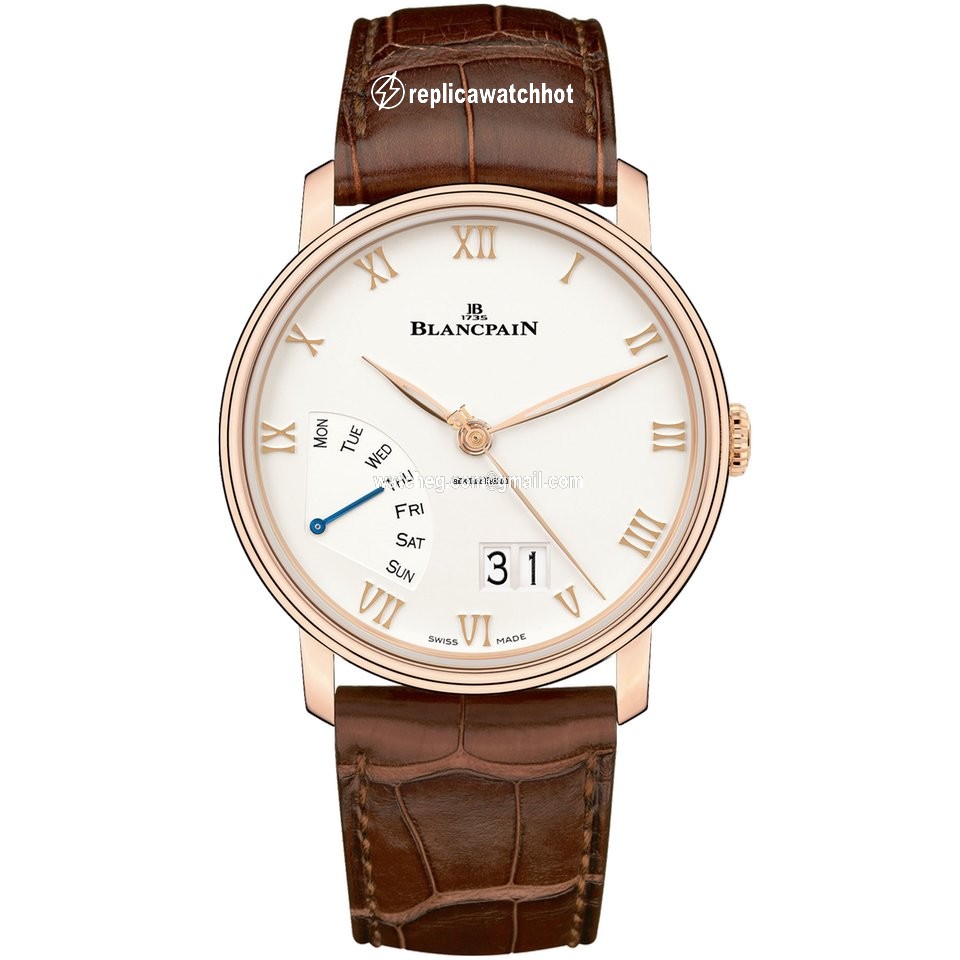 Blancpain Villeret Mens watch Unisex Automatic Red gold 6668-3642-55A