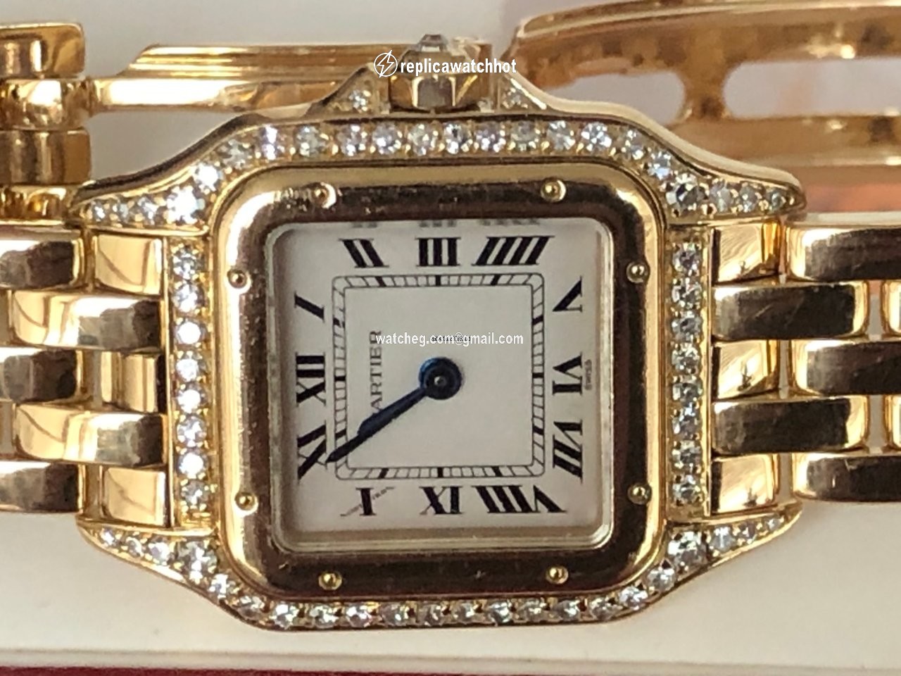Cartier Panthere Womens watch Quartz Yellow gold 866919