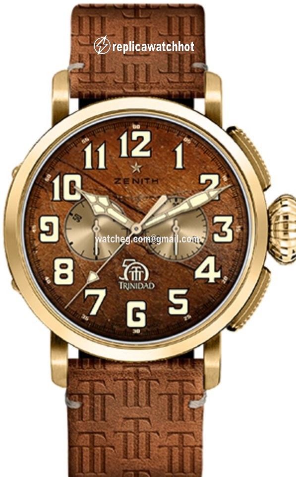 Zenith Pilot Mens watch Unisex Automatic Yellow gold 30.2430.4069 78.C811