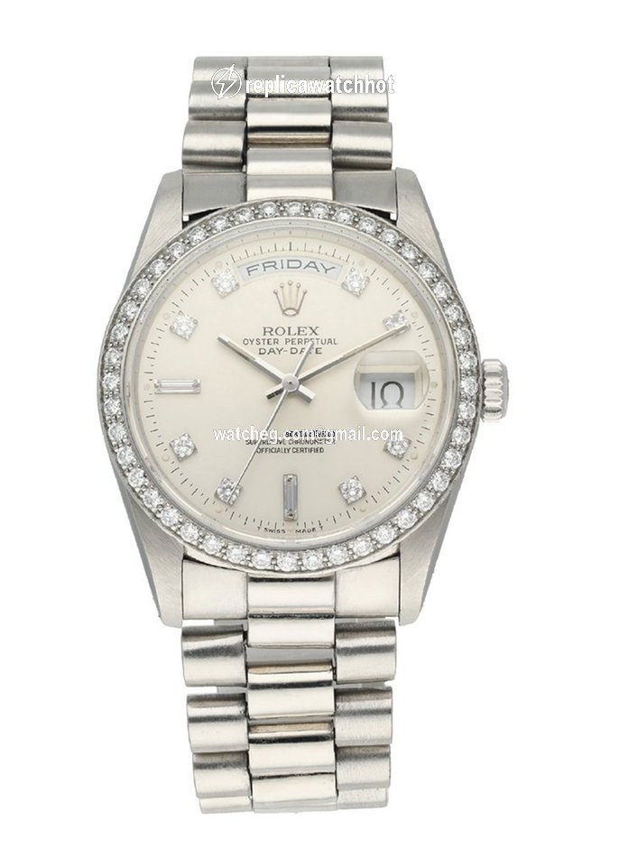 Rolex Day-Date 36 Mens watch Unisex Platinum Automatic 18346