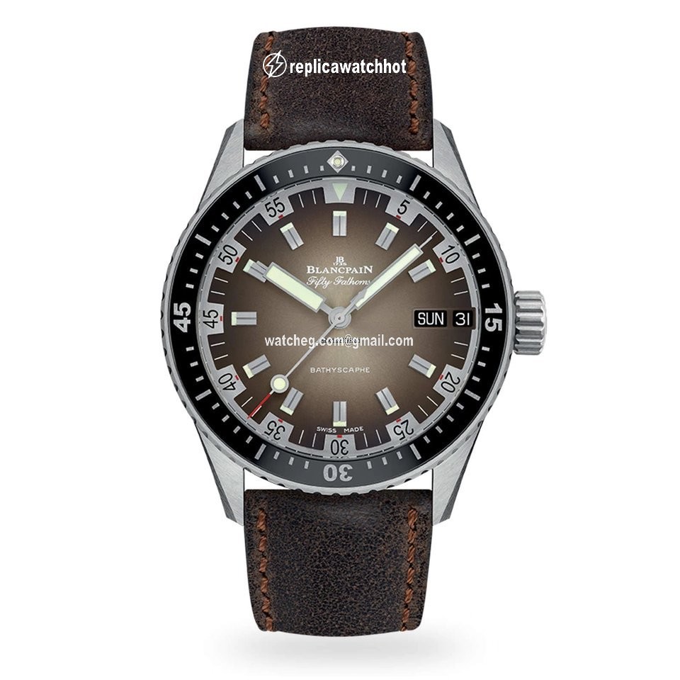 Blancpain Fifty Fathoms Bathyscaphe Mens watch Unisex Automatic Steel 5052-1110-63A