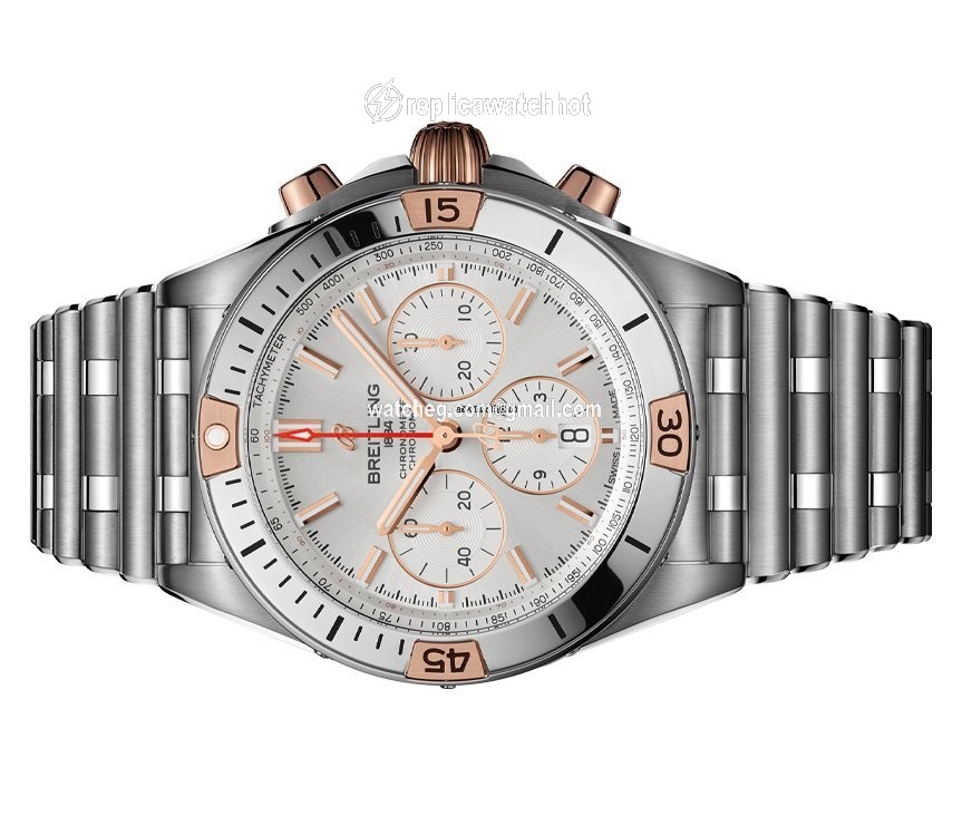 Breitling Chronomat Mens watch Unisex Automatic Gold Steel IB0134101G1A1