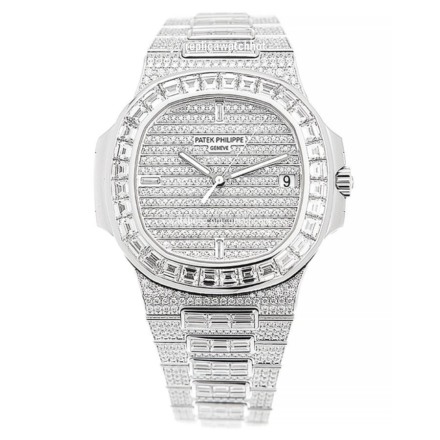 Patek Philippe Nautilus Mens watch Unisex Automatic White gold 5719 10G-010