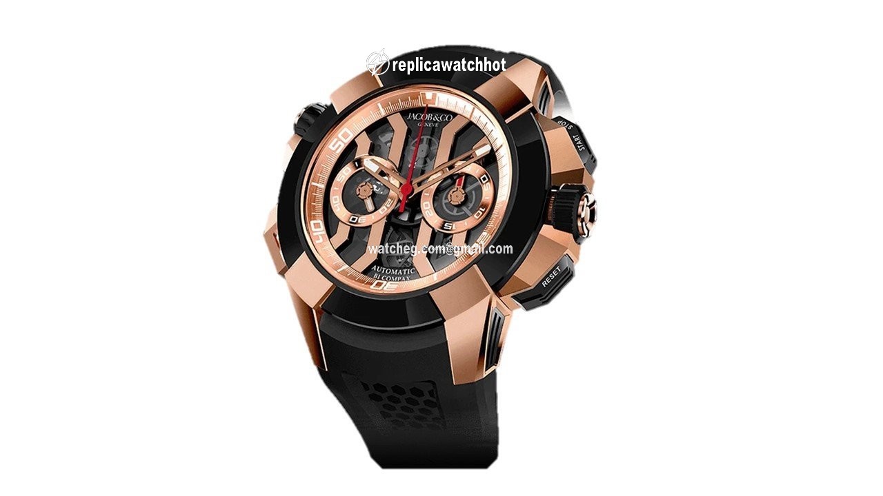 Jacob & Co. Mens watch Unisex Automatic Rose gold EC311.42.PD.BN.A
