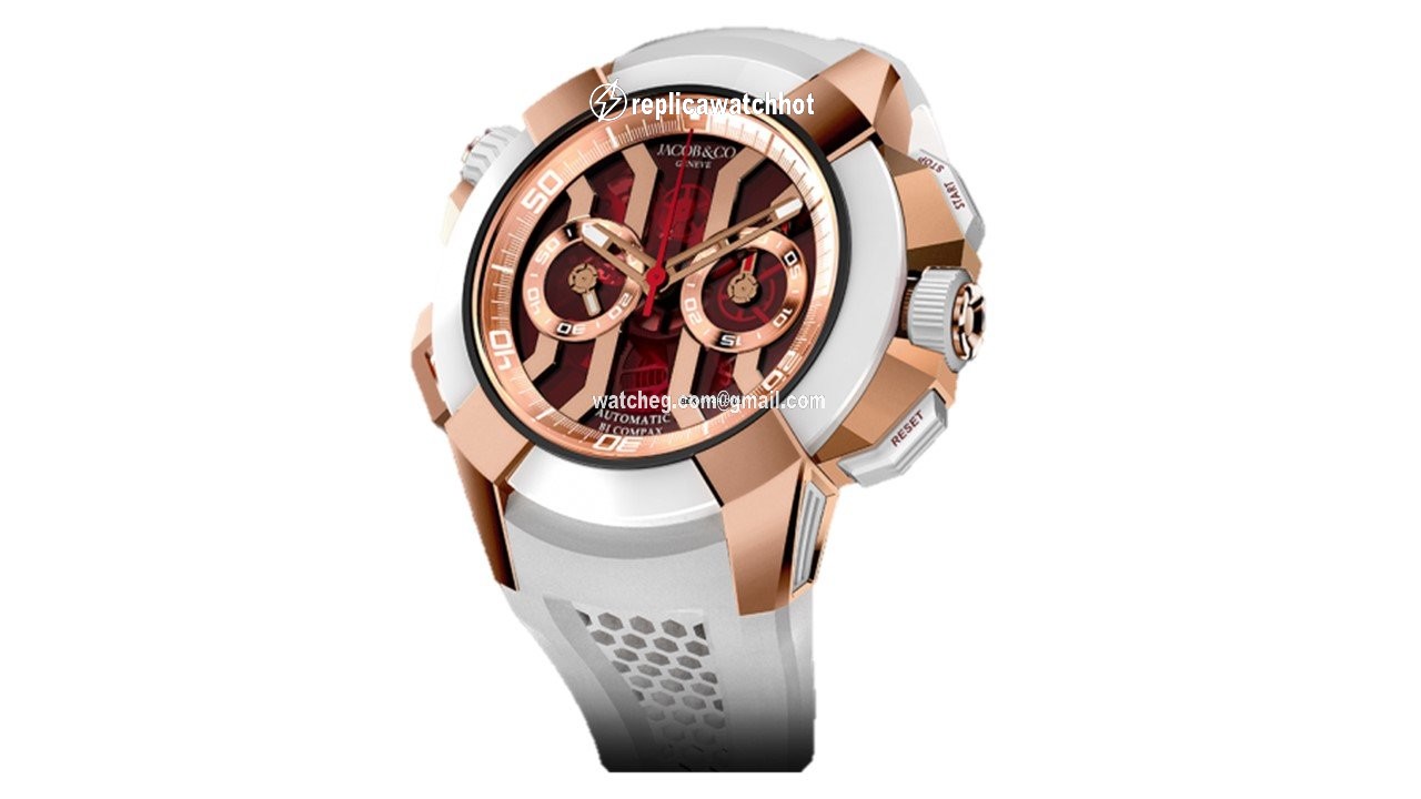 Jacob & Co. Mens watch Unisex Automatic Rose gold EC312.42.PB.RR.A