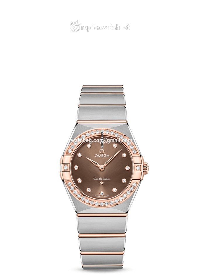 Omega Constellation Quartz Womens watch Quartz Gold Steel 131.25.28.60.63.001