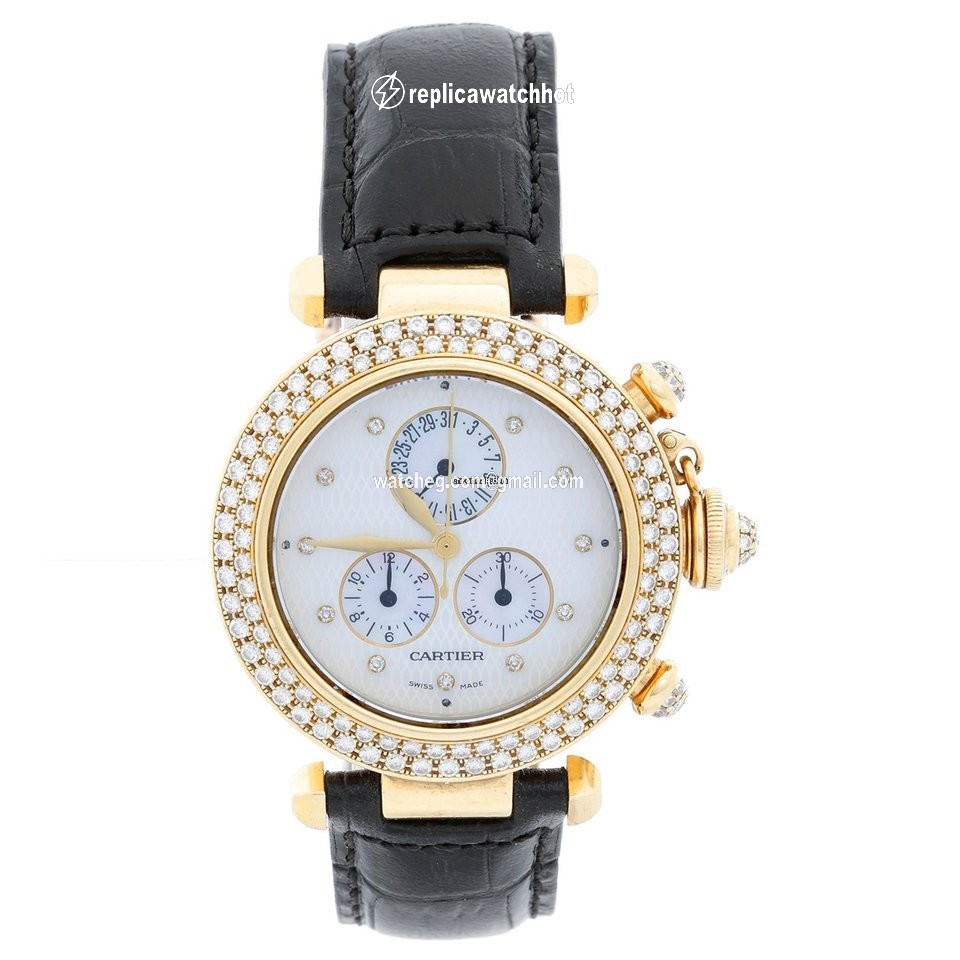 Cartier Pasha Womens watch Quartz Yellow gold 1354