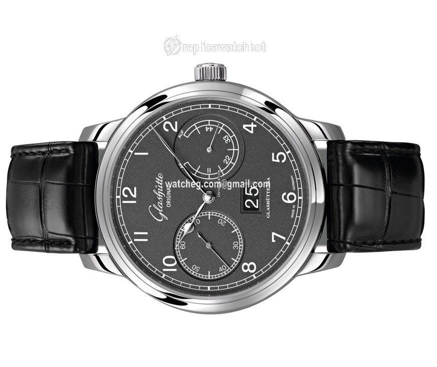 Glashtte Original Senator Observer Mens watch Unisex Automatic Steel 100-14-02-02-04