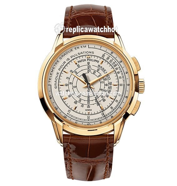 Patek Philippe Chronograph Mens watch Unisex Automatic Yellow gold 5975J-001