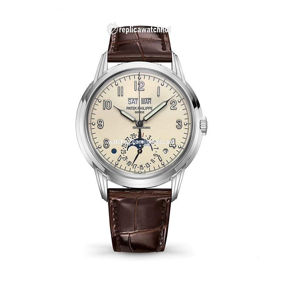 Patek Philippe Perpetual Calendar Mens watch Unisex Automatic White gold 5320G-001