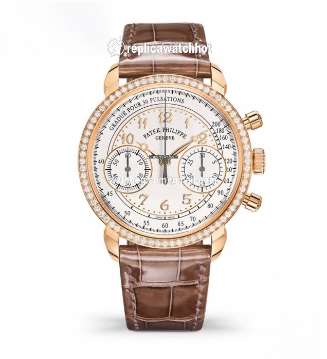 Patek Philippe Chronograph Womens watch Manual winding Rose gold 7150 250R-001