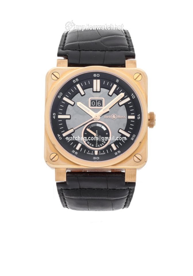 Bell & Ross BR 03-90 Grande Date et Reserve de Marche Mens watch Unisex Automatic Rose gold BR0390-PINKGOLD
