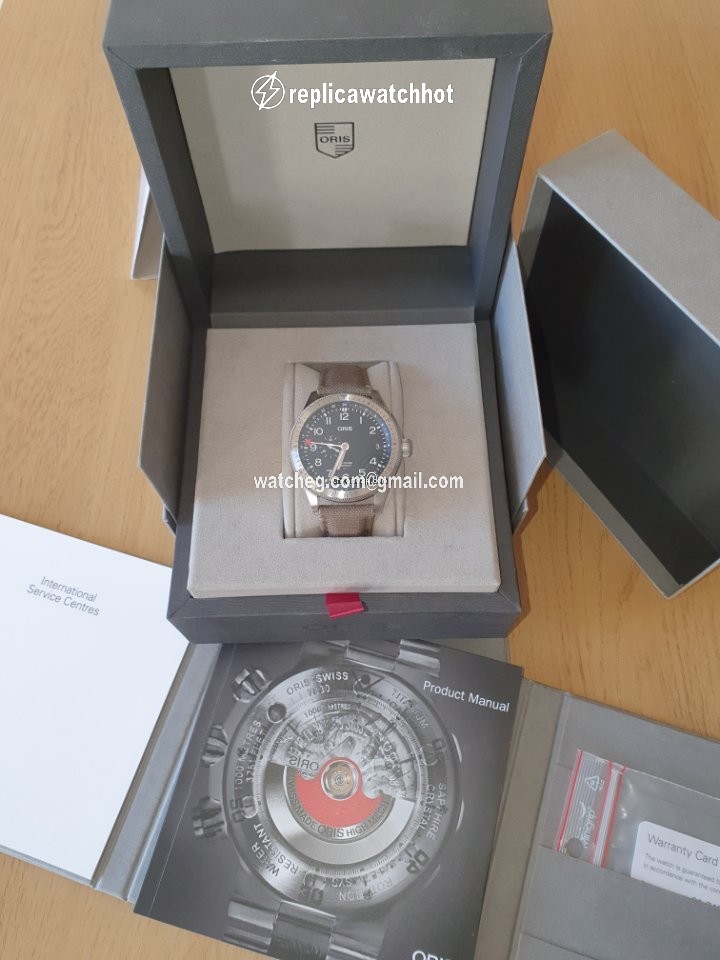 Oris Big Crown ProPilot GMT Mens watch Unisex Automatic Steel 01 748 7756 4064-07 3 22 02LC