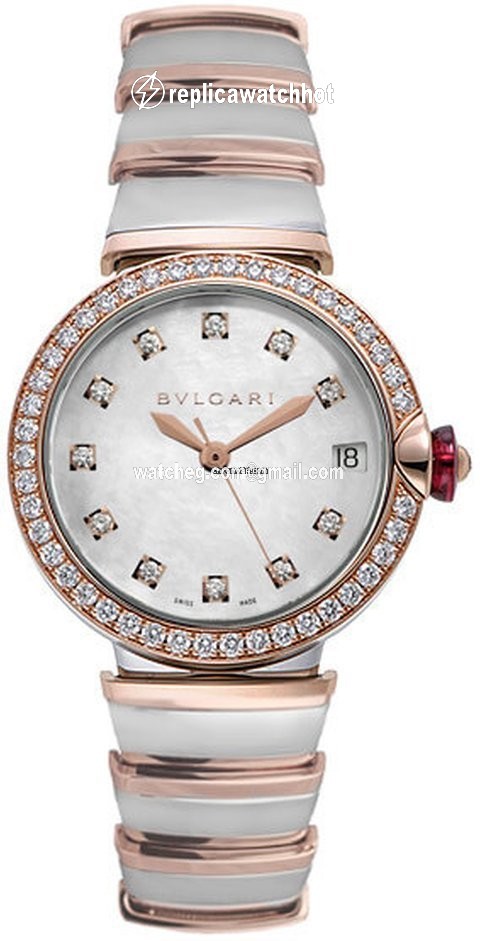 Bulgari Lucea Womens watch Automatic Gold Steel 102476
