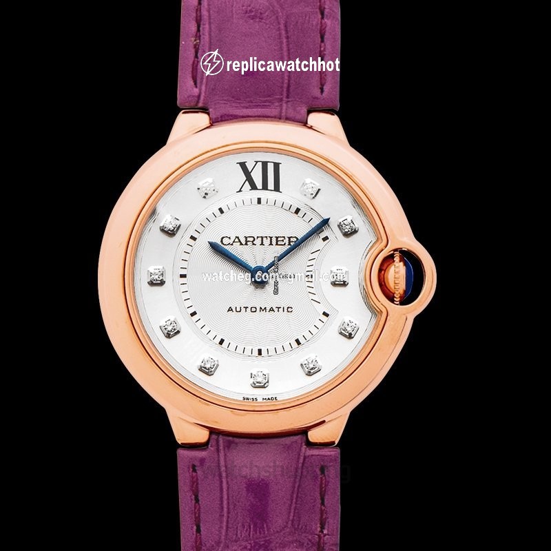 Cartier Ballon Bleu 36mm Womens watch Automatic Rose gold WJBB0010