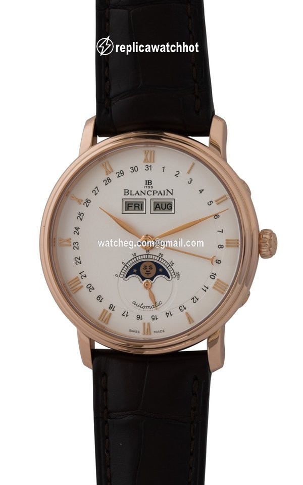 Blancpain Mens watch Unisex Automatic Rose gold 6263-3642-55B