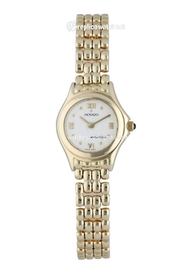 Movado Womens watch Quartz Yellow gold 74259811