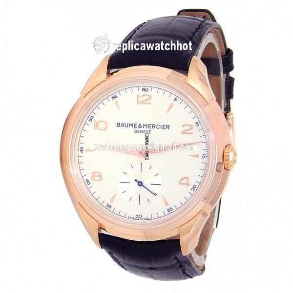Baume & Mercier Clifton Mens watch Unisex Manual winding Rose gold M0A10060