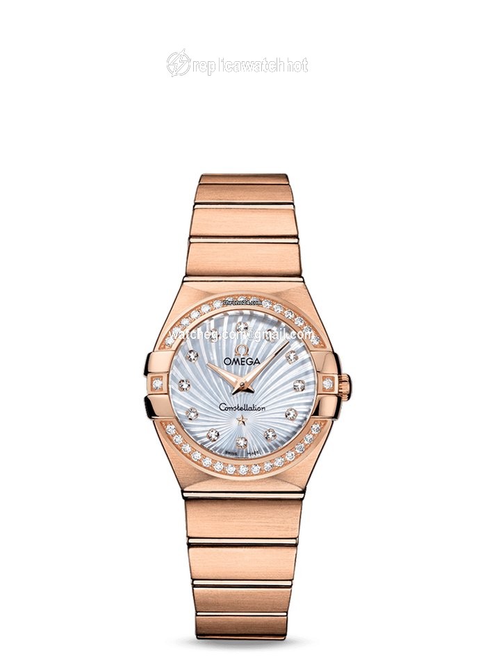 Omega Constellation Quartz Womens watch Quartz Red gold 123.55.27.60.55.001