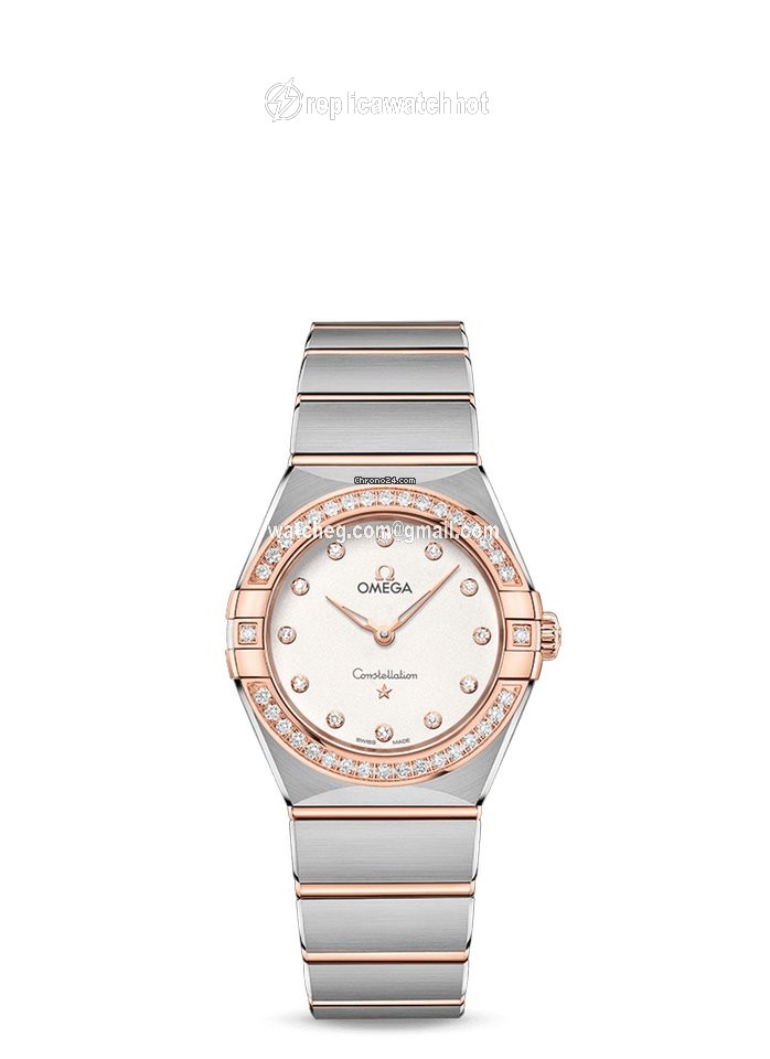 Omega Constellation Quartz Womens watch Quartz Gold Steel 131.25.28.60.52.001