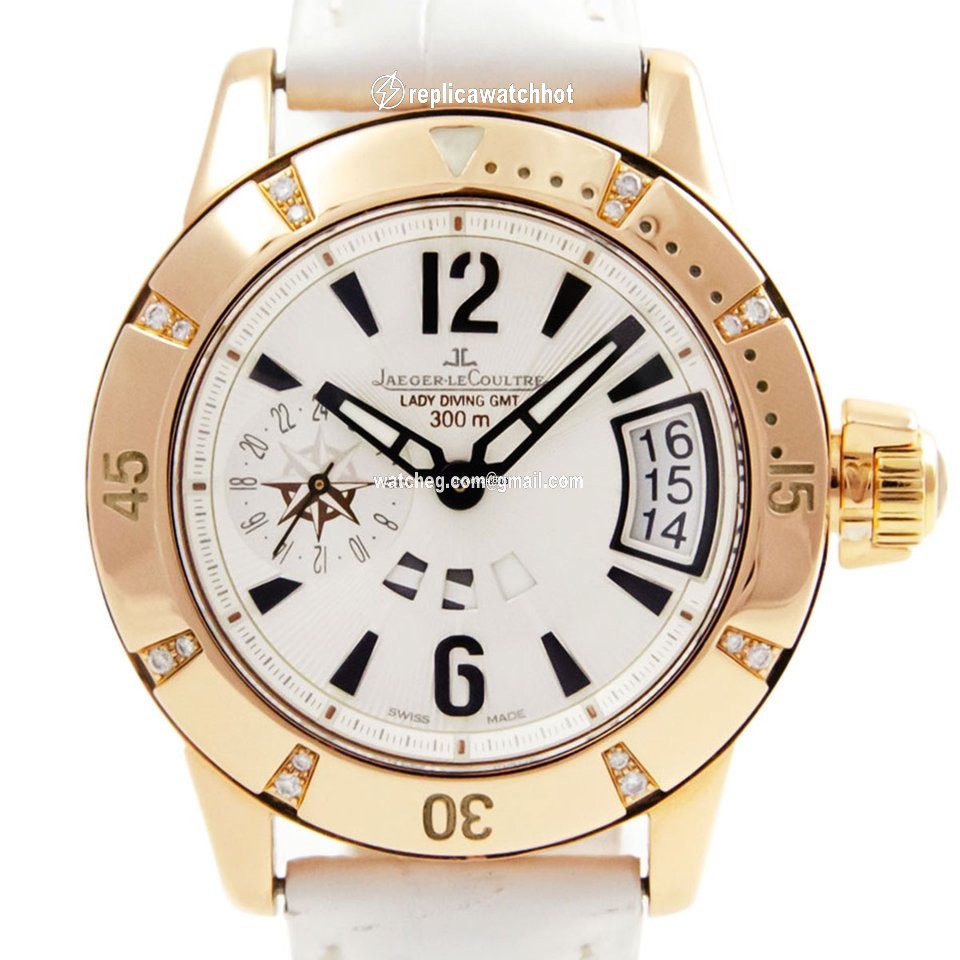 Jaeger-LeCoultre Master Compressor Diving GMT Womens watch Automatic Rose gold Q1892420