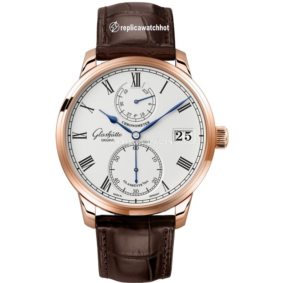 Glashtte Original Senator Chronometer Mens watch Unisex Manual winding Red gold 1-58-01-02-05-01